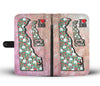 French Bulldog Floral Print Wallet Case-Free Shipping-DE State - Deruj.com