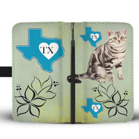American Shorthair Cat Print Wallet Case-Free Shipping-TX State - Deruj.com