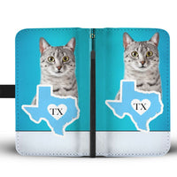 Amazing Egyptian Mau Cat Print Wallet Case-Free Shipping-TX State - Deruj.com