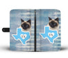 Balinese Cat Print Wallet Case-Free Shipping-TX State - Deruj.com