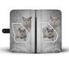 British Shorthair Cat Print Wallet Case-Free Shipping-GA State - Deruj.com