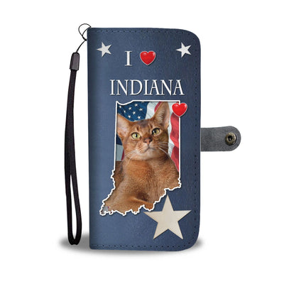 Cute Abyssinian Cat Print Wallet Case-Free Shipping-IN State - Deruj.com