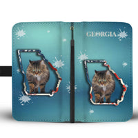 Norwegian Forest cat Print Wallet Case-Free Shipping-GA State - Deruj.com