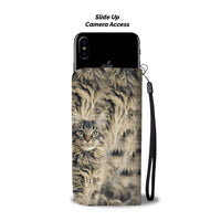 Maine Coon Cat Print Wallet Case-Free Shipping-GA State - Deruj.com