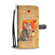 Cute American Bobtail Cat Print Wallet Case-Free Shipping-IN State - Deruj.com