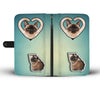 Siamese Cat Print Wallet Case-Free Shipping-GA State - Deruj.com