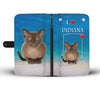 Burmese Cat Print Wallet Case-Free Shipping-IN State - Deruj.com