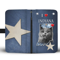 British Shorthair Cat Print Wallet Case-Free Shipping-IN State - Deruj.com