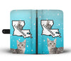 Egyptian Mau Cat Print Wallet Case-Free Shipping-LA State - Deruj.com