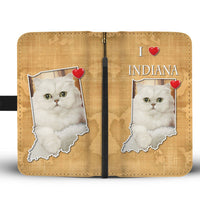 Persian Cat Print Wallet Case-Free Shipping-IN State - Deruj.com