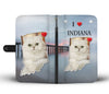 Cute Persian Cat Print Wallet Case-Free Shipping-IN State - Deruj.com