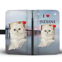 Cute Persian Cat Print Wallet Case-Free Shipping-IN State - Deruj.com