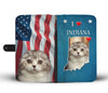 Scottish Fold Cat Print Wallet Case-Free Shipping-IN State - Deruj.com
