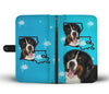 Bernese Mountain Dog Print Wallet Case-Free Shipping-LA State - Deruj.com