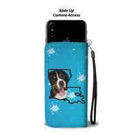 Bernese Mountain Dog Print Wallet Case-Free Shipping-LA State - Deruj.com