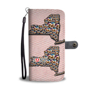 Cavalier King Charles On Heart Print Wallet Case-Free Shipping-NY State - Deruj.com