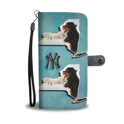 Bernese Mountain Dog Print Wallet Case-Free Shipping-NY State - Deruj.com