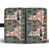 Boxer Dog Pattern Print Wallet Case-Free Shipping-NY State - Deruj.com