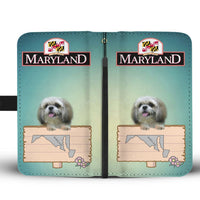 Shih Tzu Dog Print Wallet Case-Free Shipping-MD State - Deruj.com