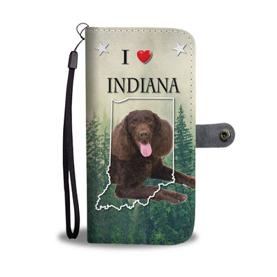 Cute American Water Spaniel Print Wallet Case-Free Shipping-IN State - Deruj.com