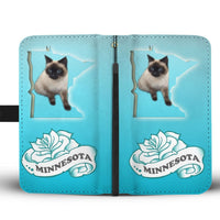 Balinese cat Print Wallet Case-Free Shipping-MN State - Deruj.com