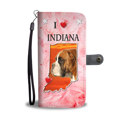 Boxer Dog Print Wallet Case-Free Shipping-IN State - Deruj.com