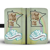 British Shorthair Cat Print Wallet Case-Free Shipping-MN State - Deruj.com