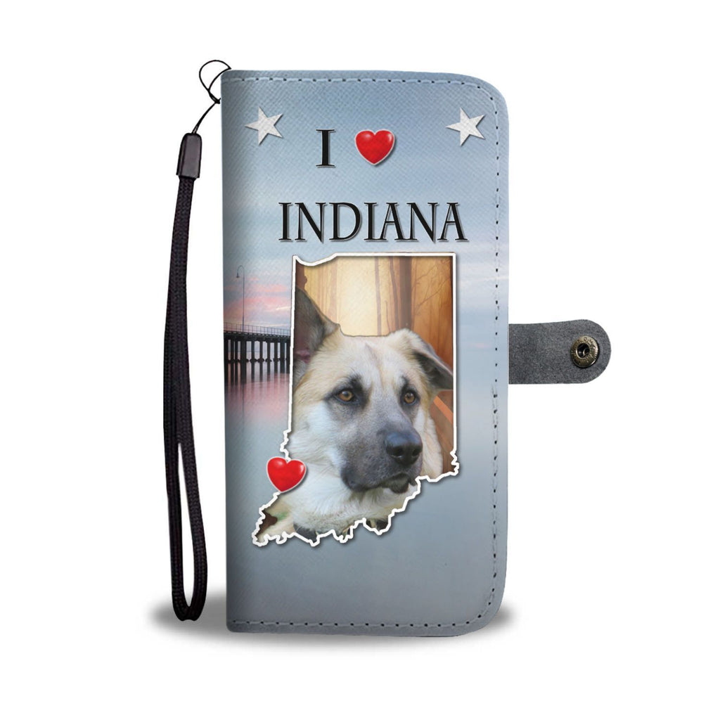 Chinook Dog Print Wallet Case-Free Shipping-IN State - Deruj.com