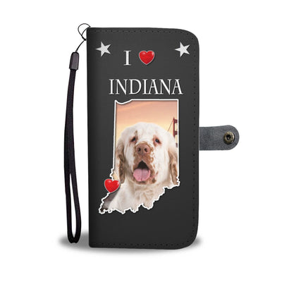 Clumber Spaniel Print Wallet Case-Free Shipping- IN State - Deruj.com