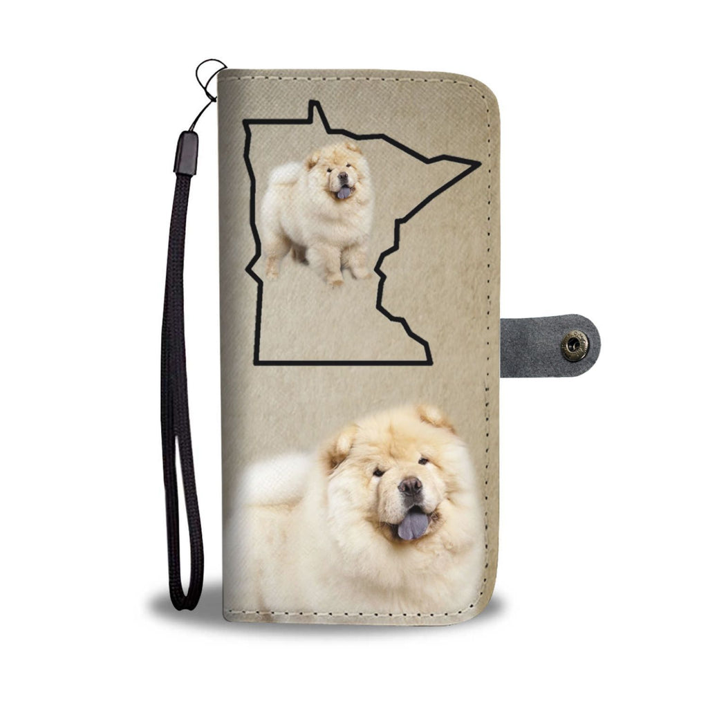 Chow Chow Print Wallet Case-Free Shipping-MN State - Deruj.com