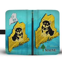 Cute Shiba Inu Dog Art Print Wallet Case-Free Shipping-ME State - Deruj.com