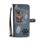 Norwegian Forest cat Print Wallet Case-Free Shipping-MN State - Deruj.com