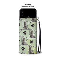Chartreux Cat Print Wallet Case-Free Shipping-MN State - Deruj.com
