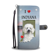 Cute Poodle Dog Print Wallet Case-Free Shipping-IN State - Deruj.com