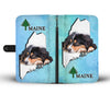Australian Shepherd Dog Print Wallet Case-Free Shipping-ME State - Deruj.com