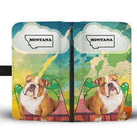 Bulldog Print Wallet Case-Free Shipping-MT State - Deruj.com