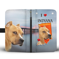 Staffordshire Terrier Print Wallet Case-Free Shipping-IN State - Deruj.com