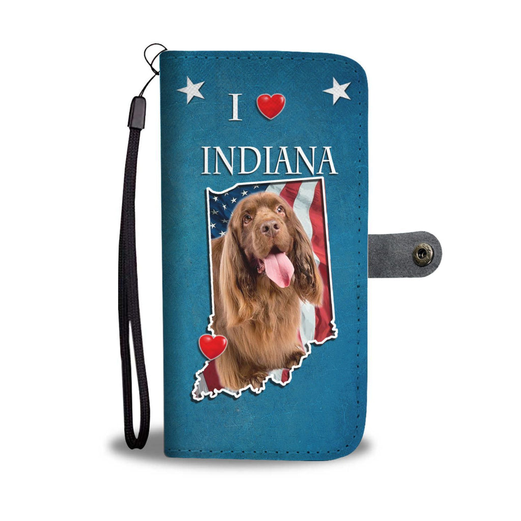 Sussex Spaniel Print Wallet Case-Free Shipping-IN State - Deruj.com