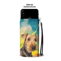Airedale Terrier Print Wallet Case-Free Shipping-MT State - Deruj.com