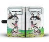 Siberian Husky Print Wallet Case-Free Shipping-MT State - Deruj.com
