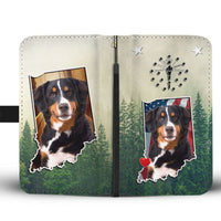 Bernese Mountain Dog Print Wallet Case-Free Shipping-IN State - Deruj.com