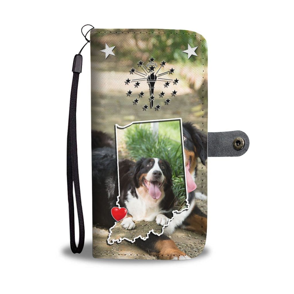Lovely Bernese Mountain Dog Print Wallet Case-Free Shipping-IN State - Deruj.com