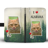 Maine Coon Cat Print Wallet Case-Free Shipping-AL State - Deruj.com