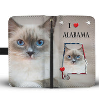 Ragdoll Cat Print Wallet Case-Free Shipping-AL State - Deruj.com