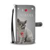 British Shorthair Cat Print Wallet Case-Free Shipping-AL State - Deruj.com