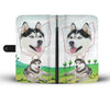 Siberian Husky Print Wallet Case-Free Shipping-OH State - Deruj.com
