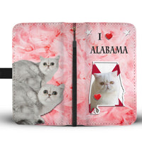 Exotic Shorthair Cat Print Wallet Case-Free Shipping-AL State - Deruj.com