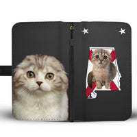 Scottish Fold Cat Print Wallet Case-Free Shipping-AL State - Deruj.com