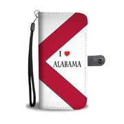 Alabama Print Wallet Case-Free Shipping-AL State - Deruj.com