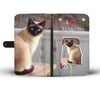 Siamese Cat Print Wallet Case Print-Free Shipping-AL State - Deruj.com
